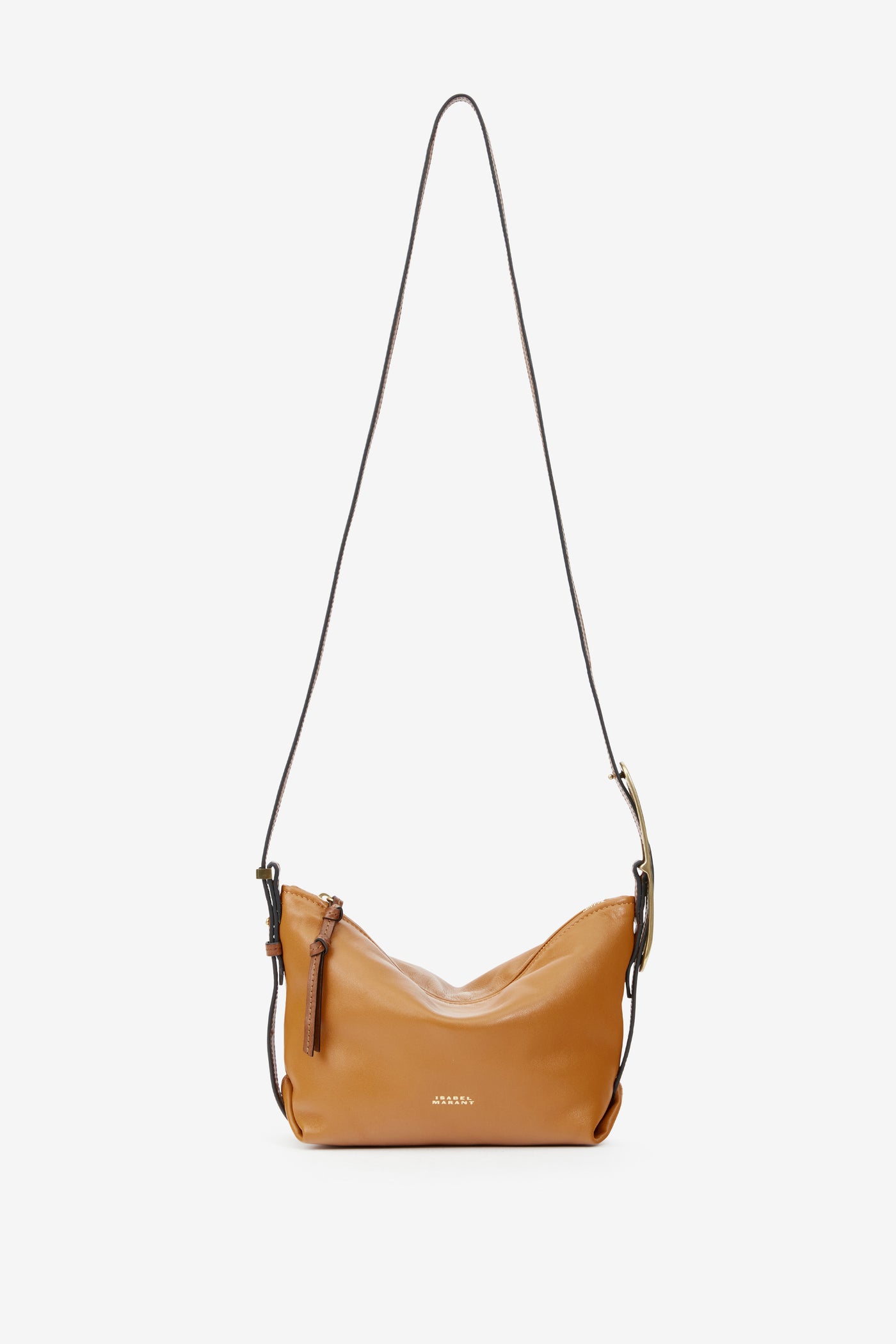Leyden mini bag in lambskin leather - Cognac - Woman - 6
