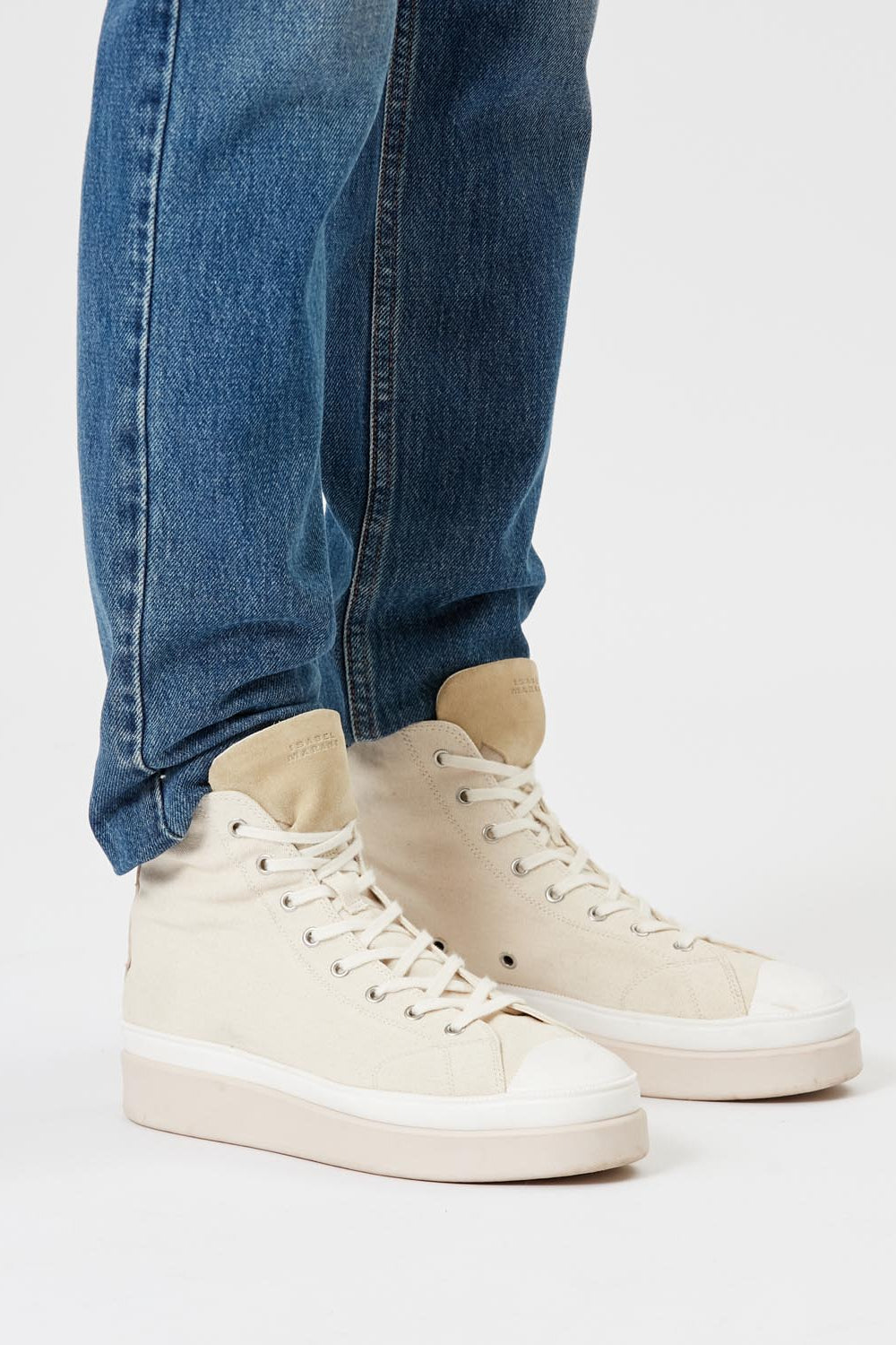 Austen high sneakers - Ecru - Man - 5