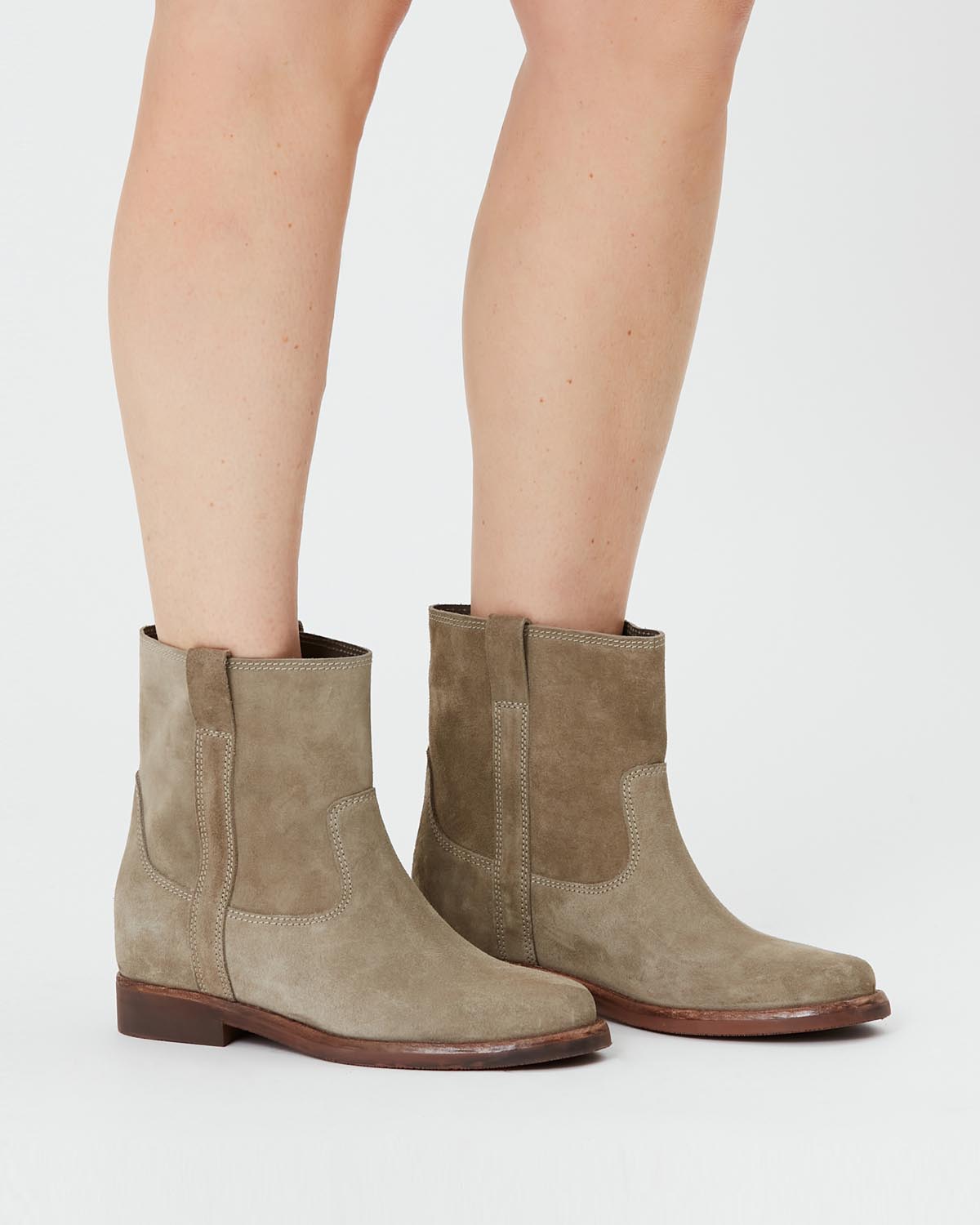 Susee low boots Woman Taupe 5