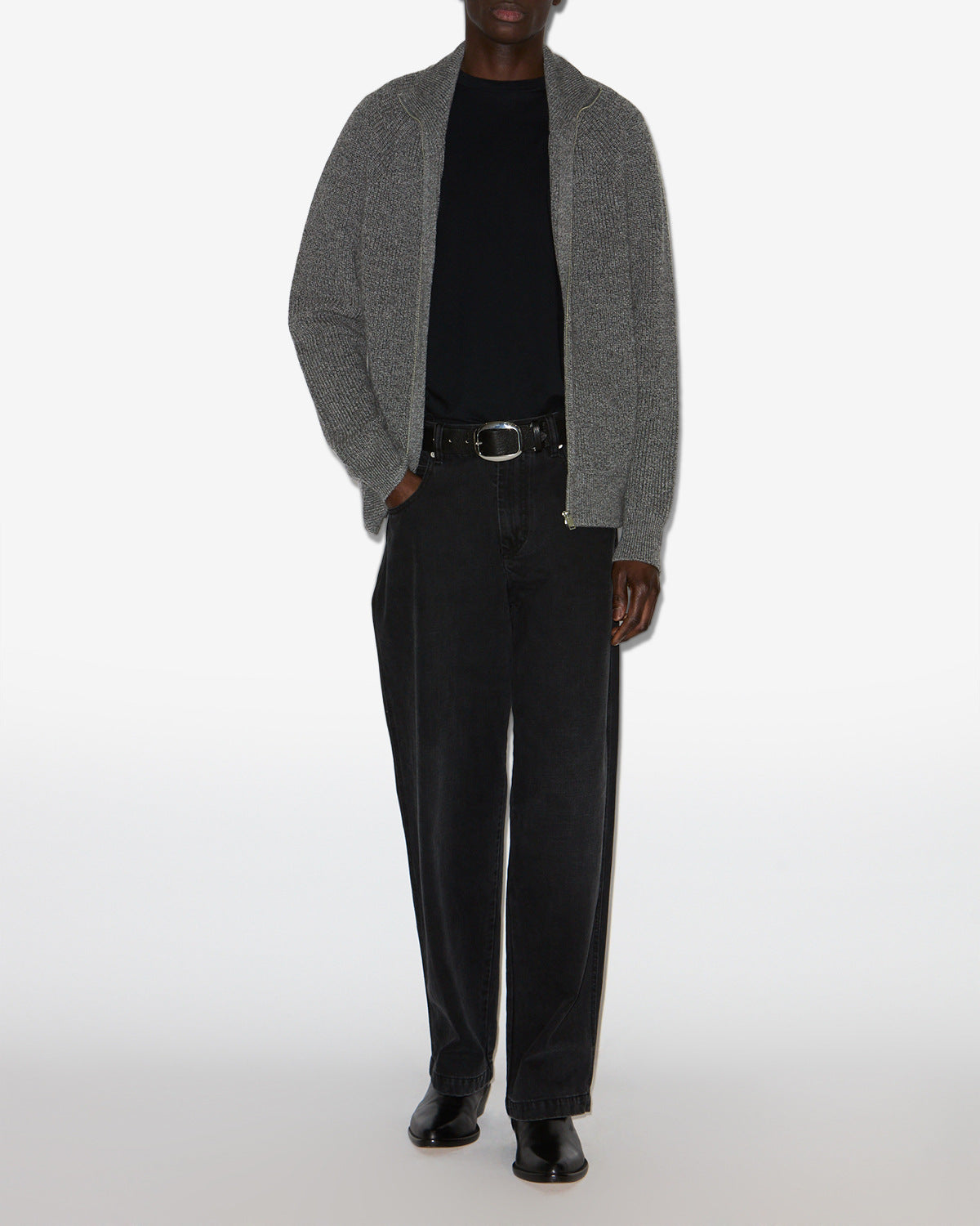 Benett cardigan Man Dark gray 4