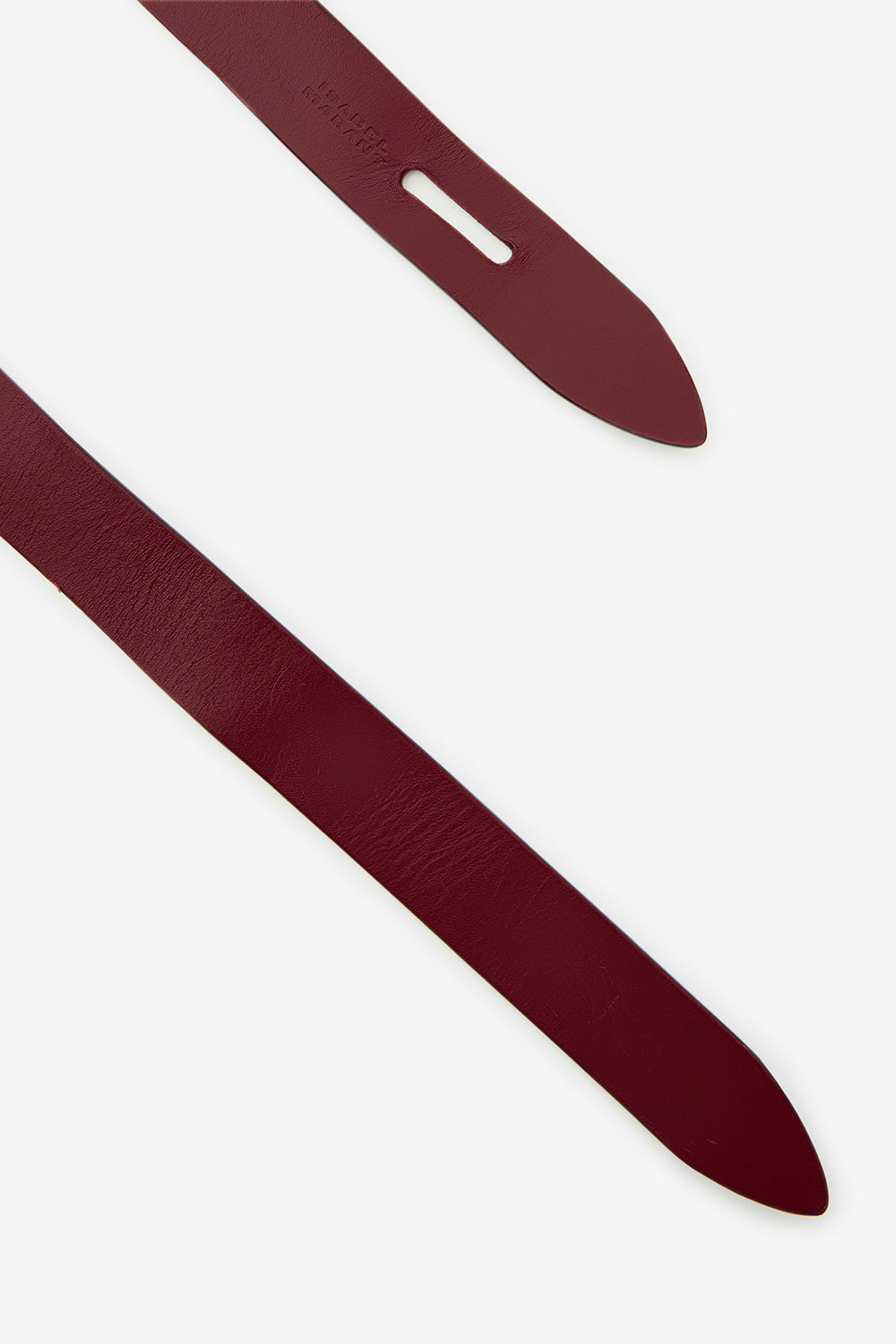 Cintura lecce bicolore da annodare - Burgundy-black - Woman - 3