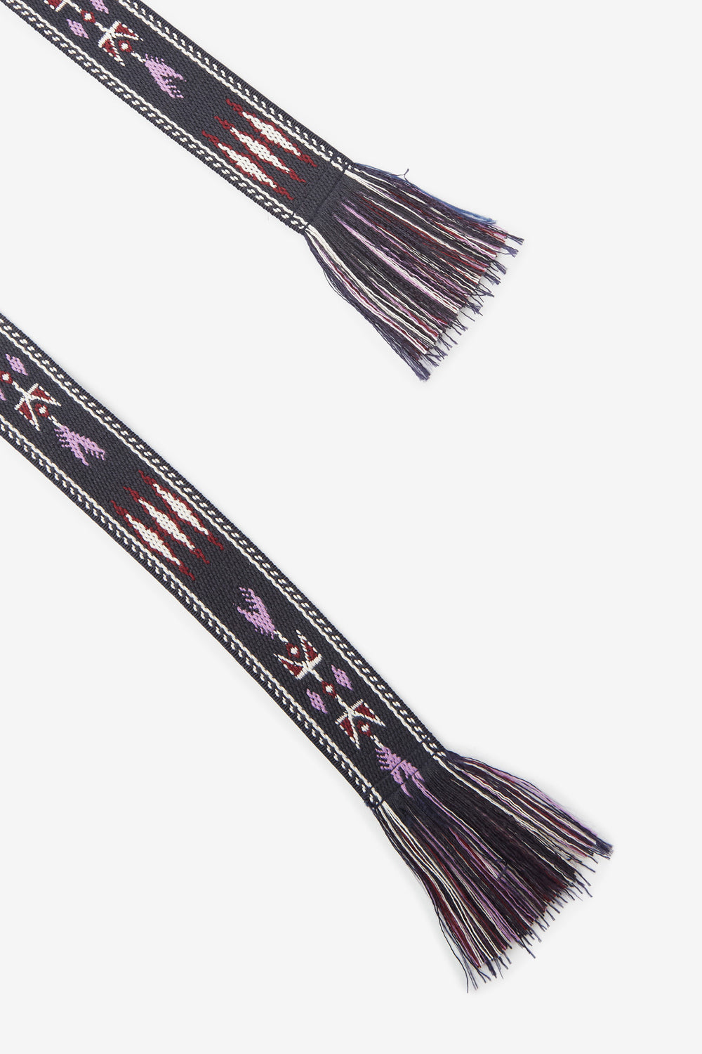 Etka woven graphic pattern belt - Faded night - Woman - 3