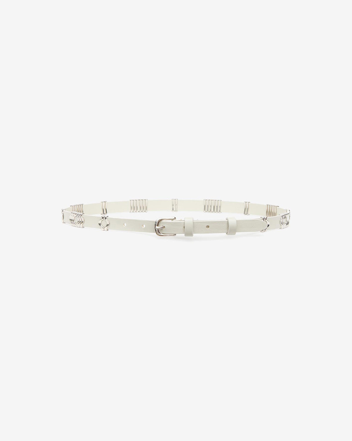 Cinturón odena Woman Chalk-silver 1