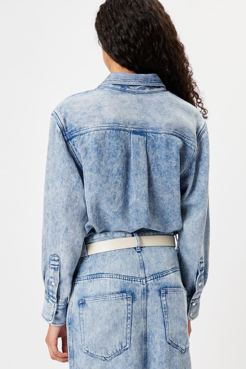 Jeanshemd tahis - Hellblau - Woman - 5