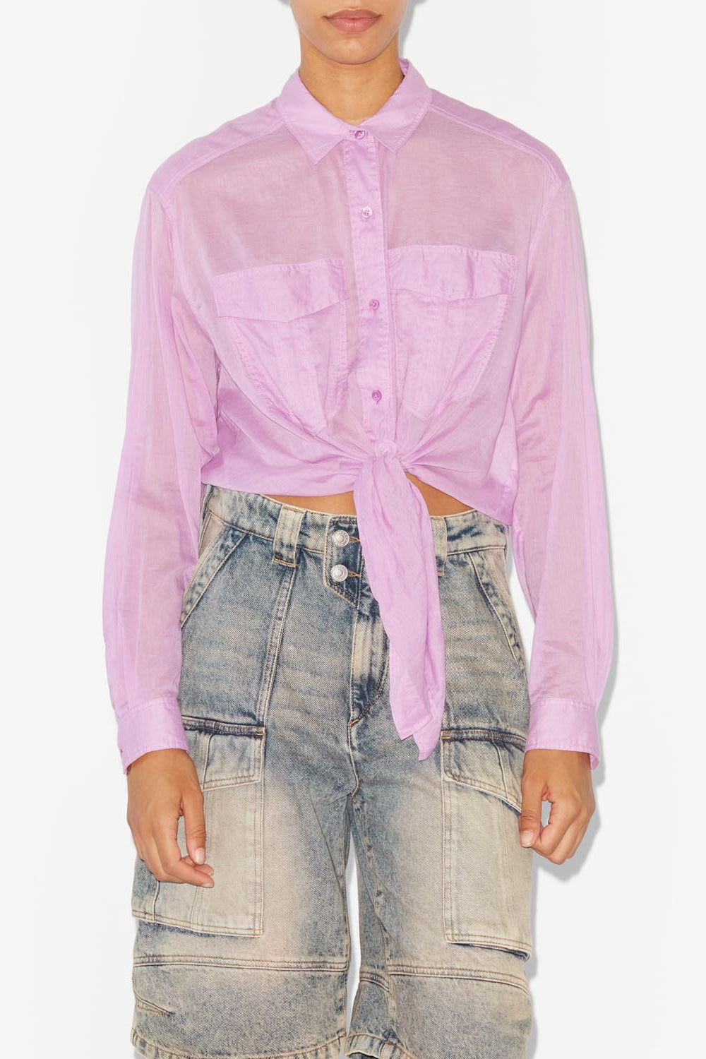 Chemise nath - Mauve - Woman - 7