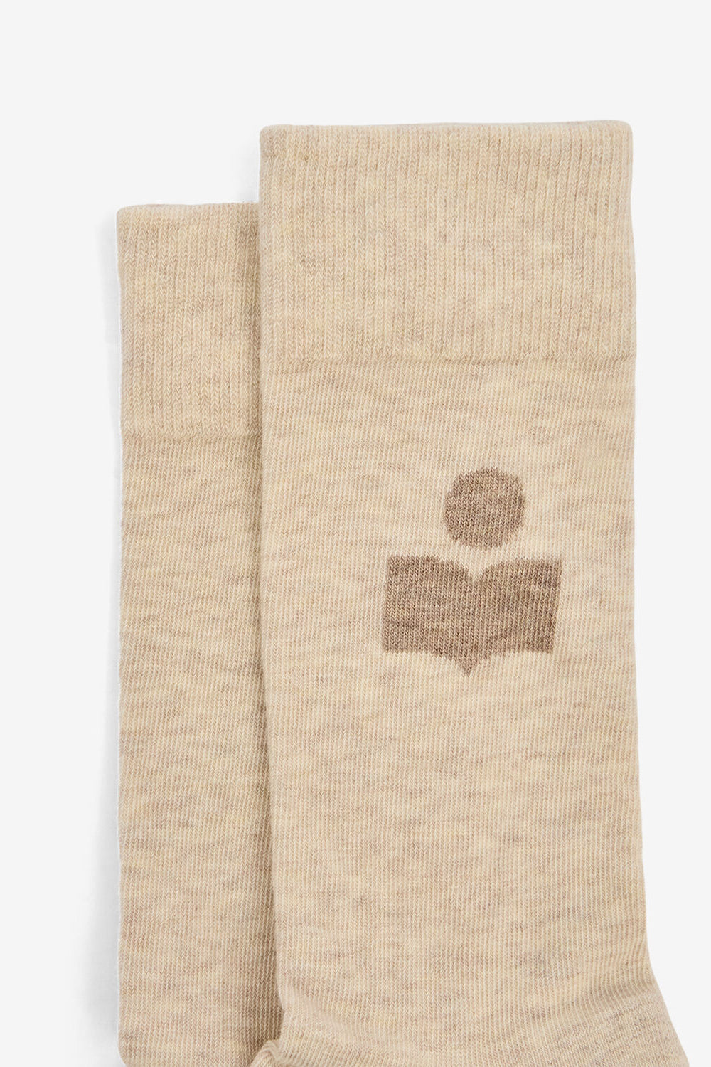 Calzini siloki con logo - Beige - Woman - 2