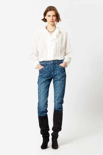 Haut en voile de coton pamias - Blanc - Woman - 2