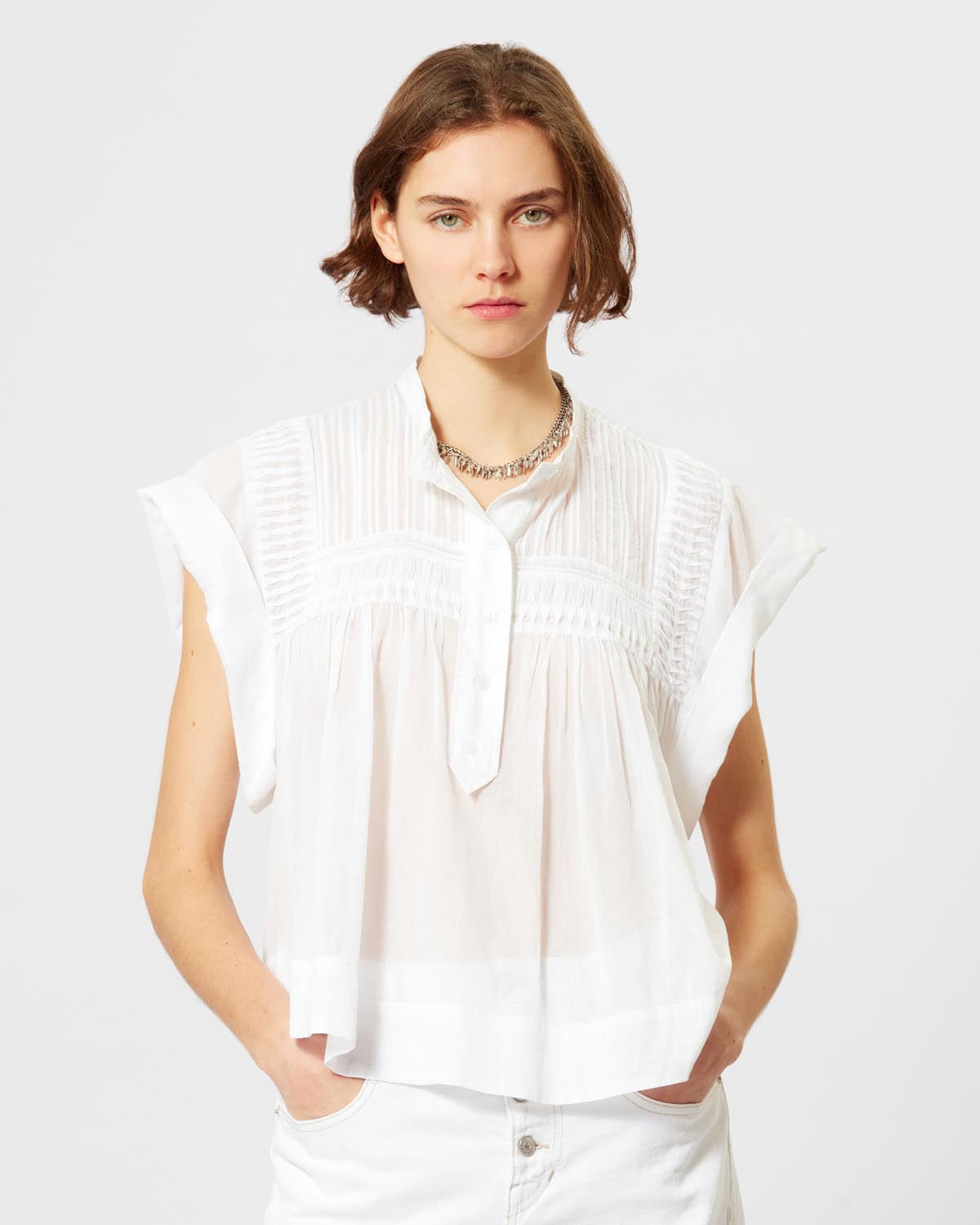 Leaza top Woman White 8
