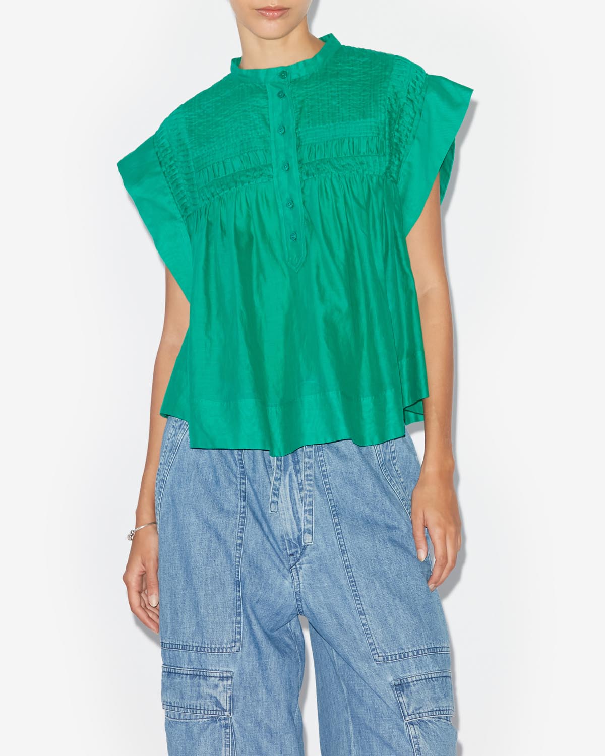 Leaza top Woman Green 5