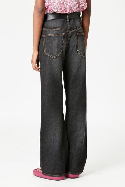 Bootcut-jeans belvira - Schwarz gewaschen - Woman - 5