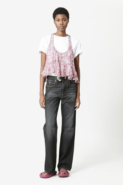 Bootcut-jeans belvira - Schwarz gewaschen - Woman - 2