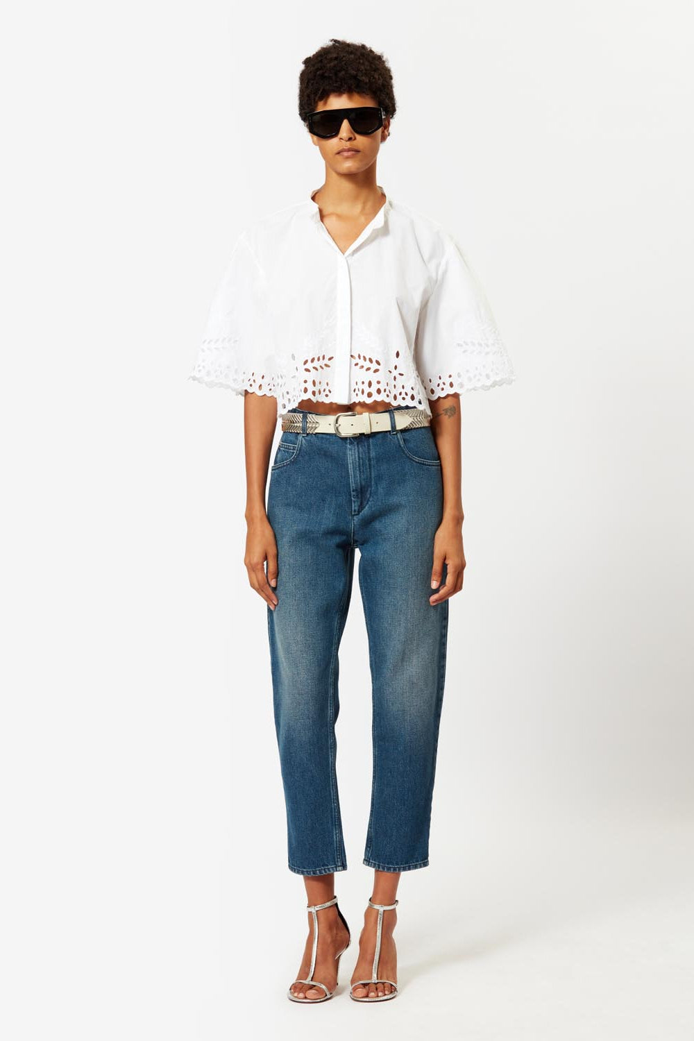 Schmal geschnittene jeans neasr - Blau - Woman - 4