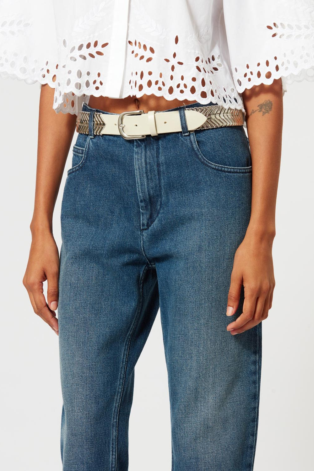 Schmal geschnittene jeans neasr - Blau - Woman - 8