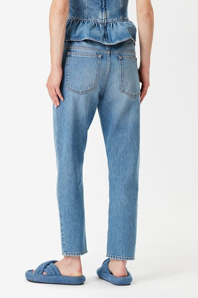 Schmal geschnittene jeans nea - Hellblau - Woman - 5