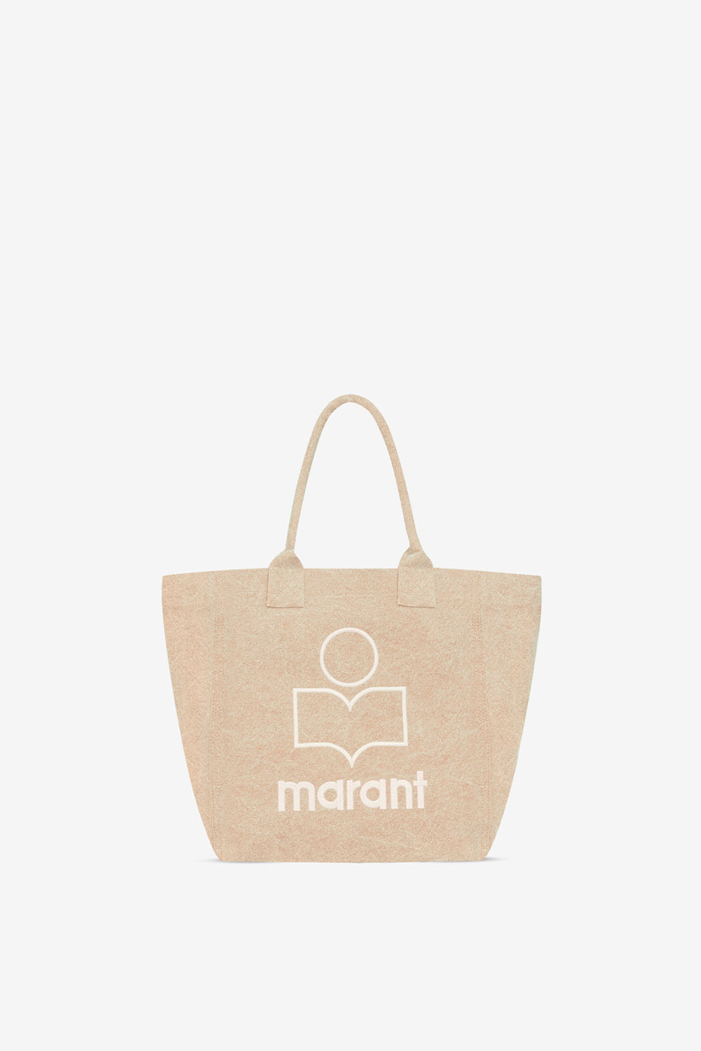 Small yenky faded cotton bag with logo - Beige - Woman - 1