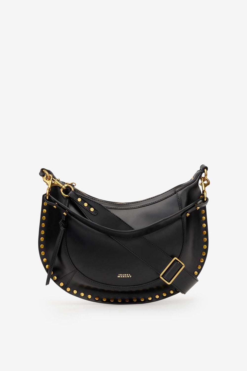 Naoko studded leather bag - Black - Woman - 1