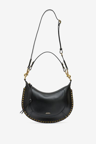 Naoko studded leather bag - Black - Woman - 12
