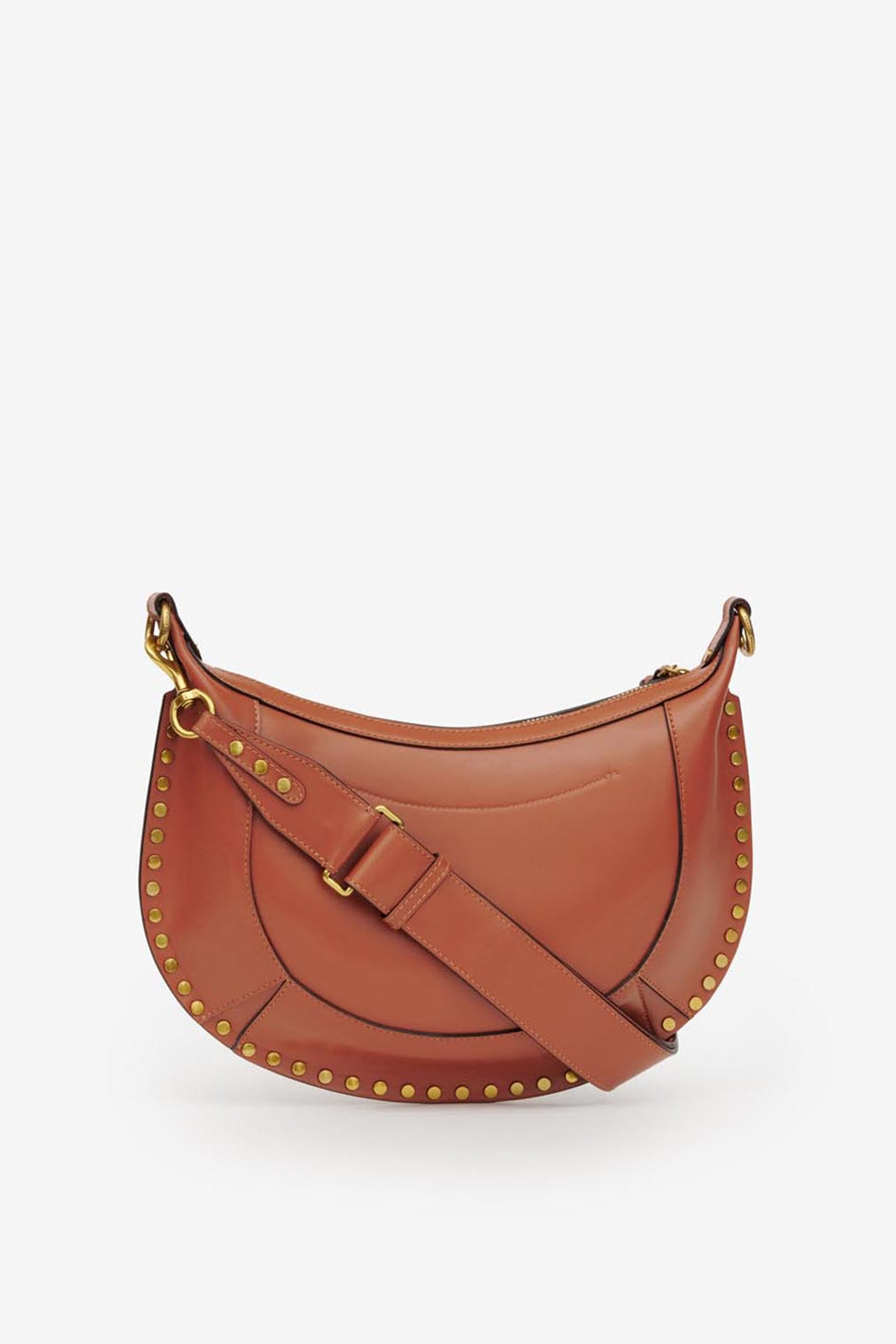 Naoko studded leather bag - Cognac - Woman - 4