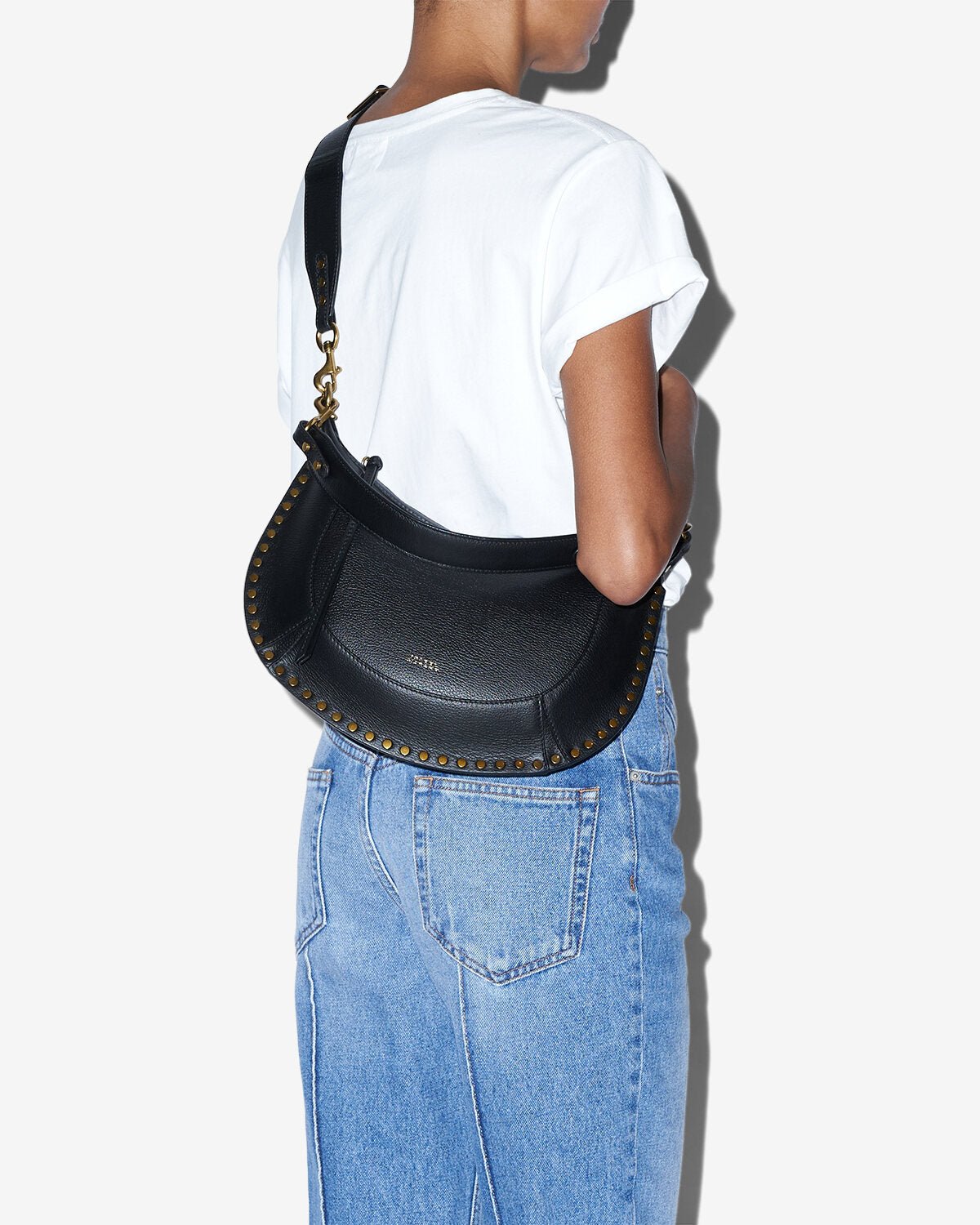 Sac naoko en cuir grainé Woman Noir 9