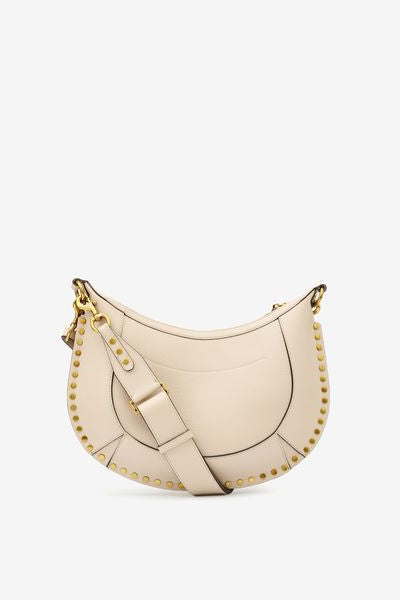 Naoko studded leather bag - Light beige - Woman - 5