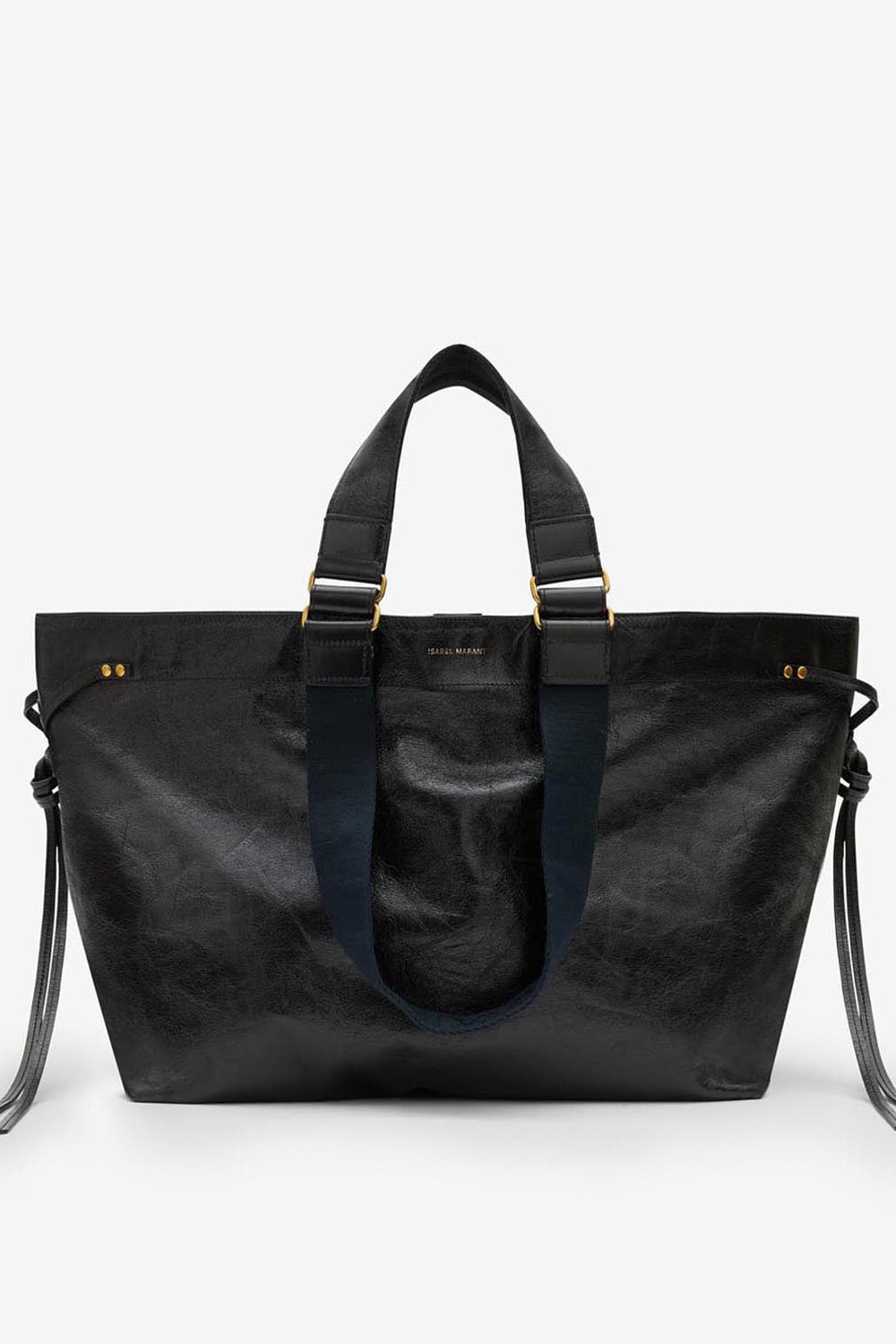 Wardy large tote bag in soft leather - Black - Woman - 1