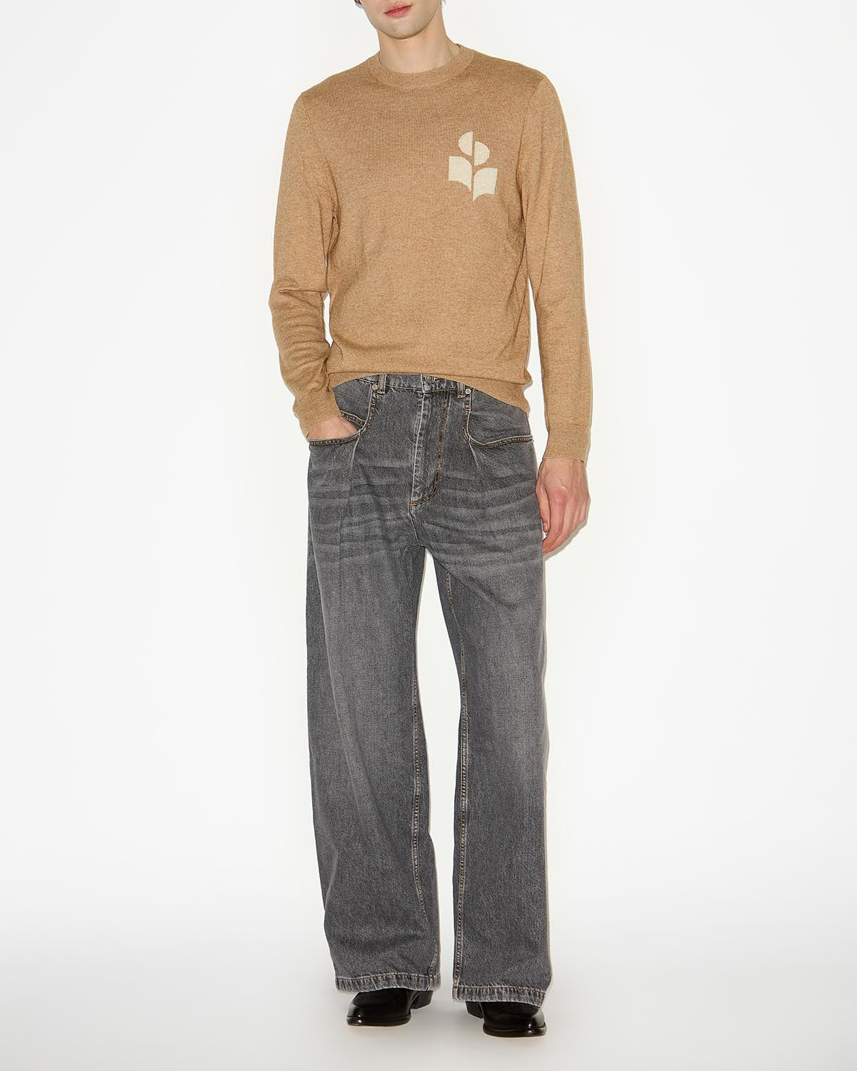 Evans sweater Man Camel 4