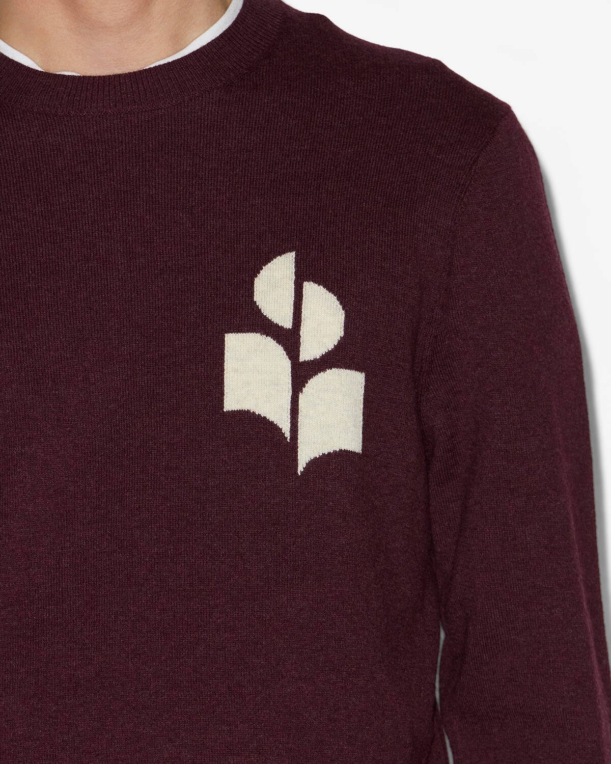 Pull evans Man Bordeaux 1