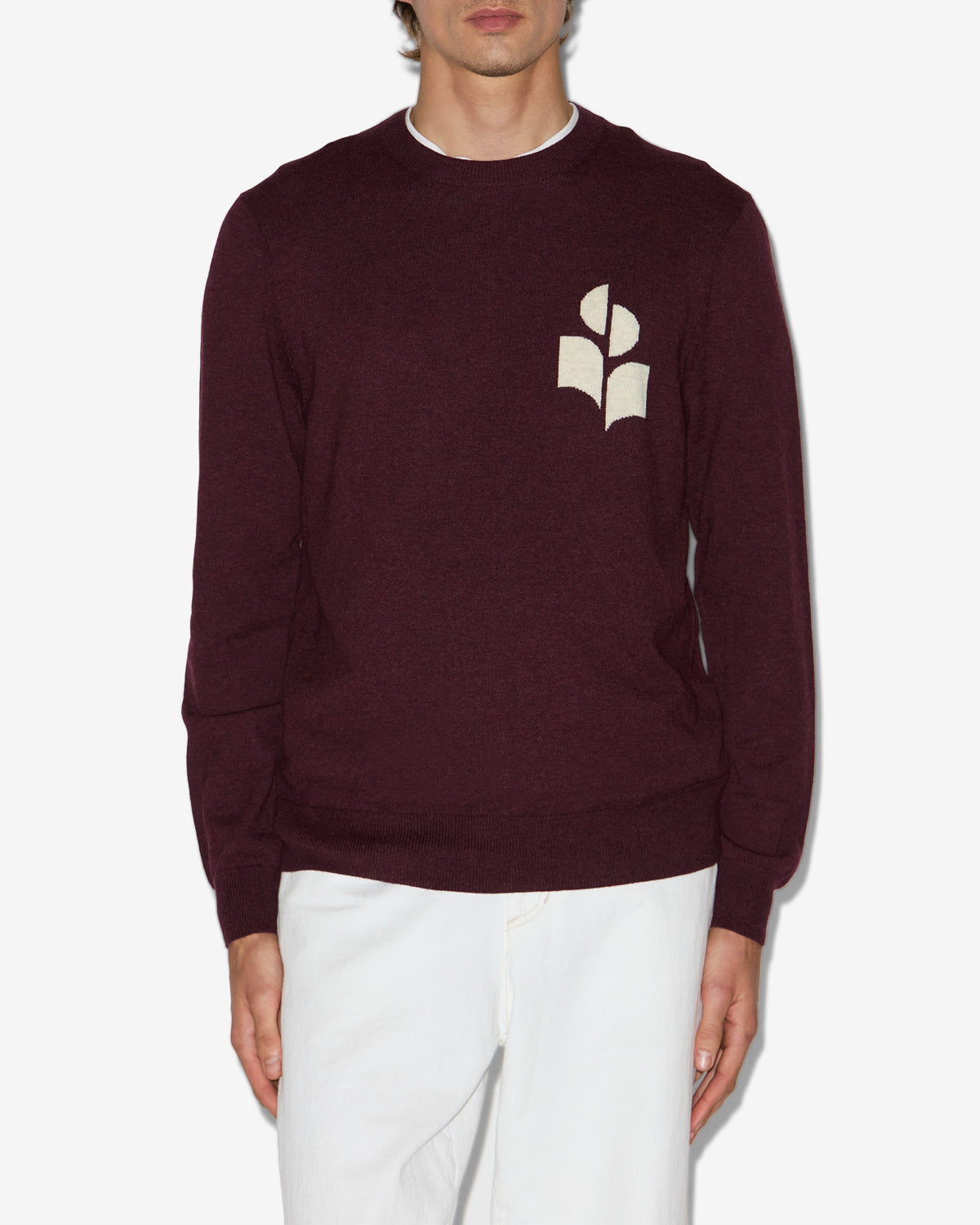 Pull evans Man Bordeaux 4