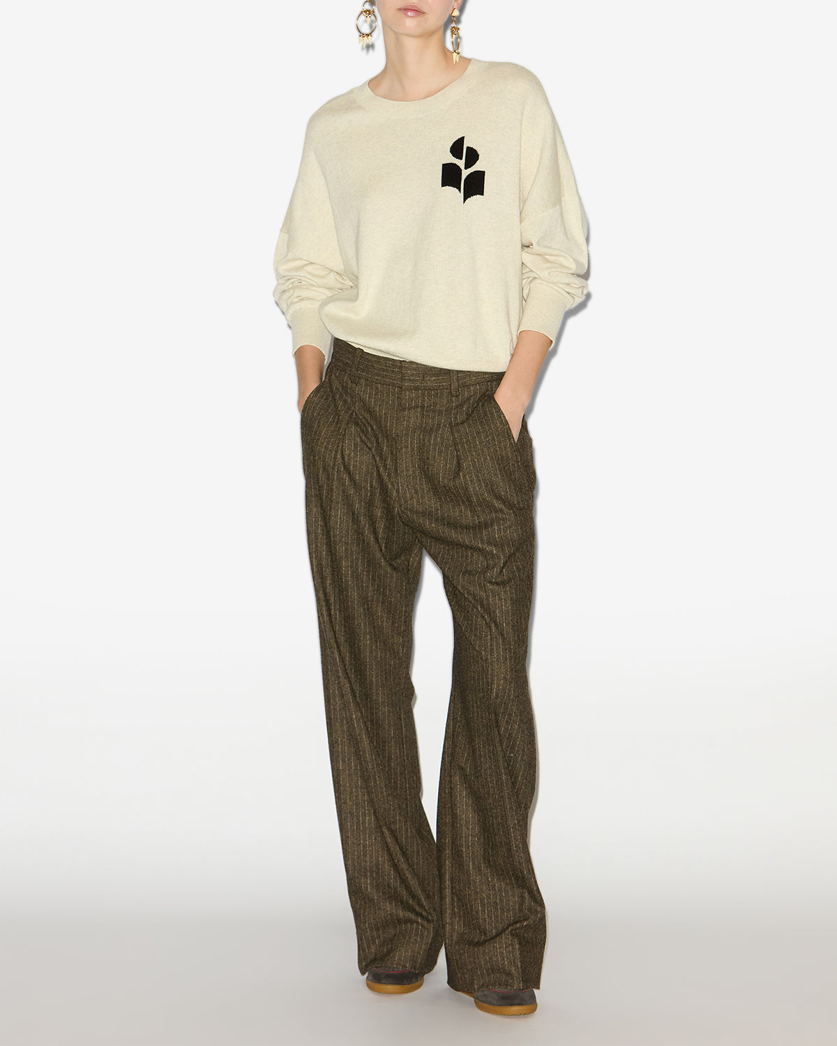 Marisans sweater Woman Light gray 4
