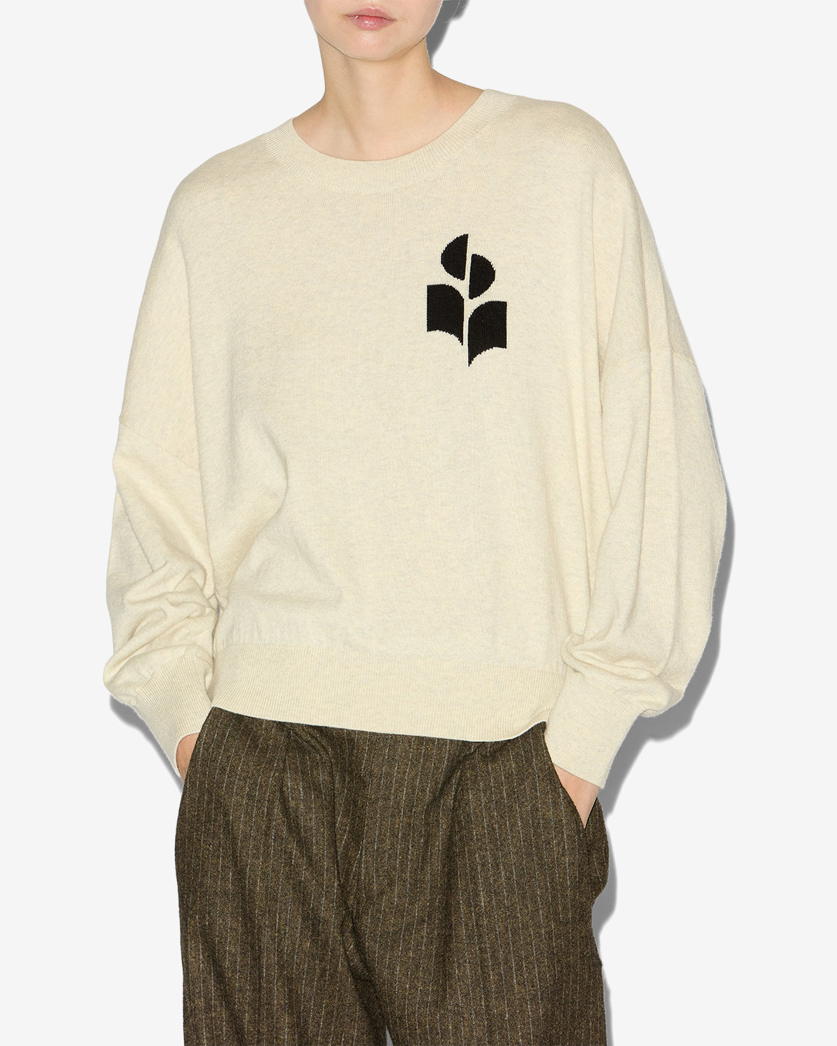 Marisans sweater Woman Light gray 5