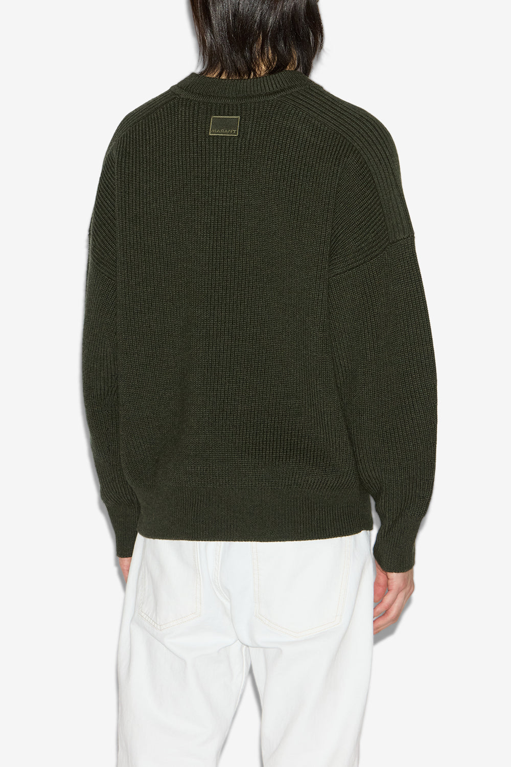 Barry ribbed wool sweater - Khaki - Man - 5