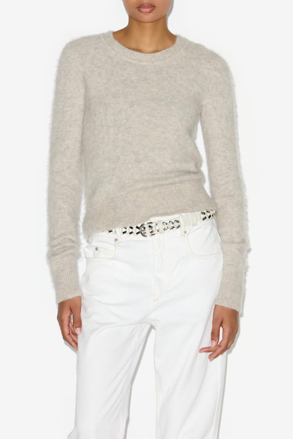 Long-sleeve alpaga sweater alais - Sand - Woman - 4