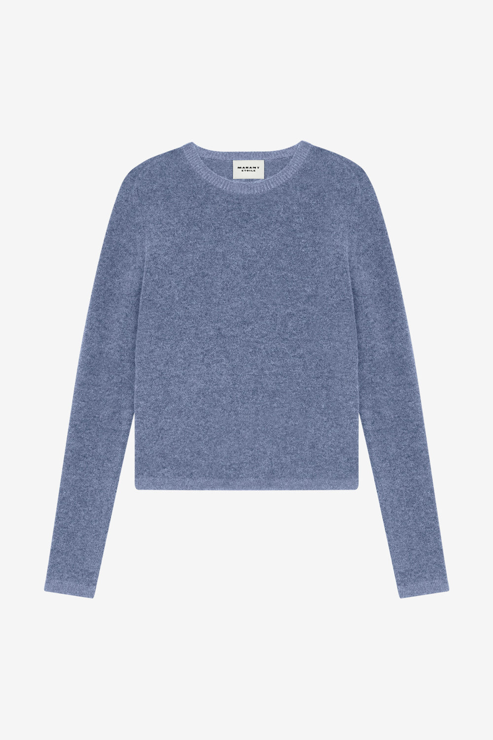 Obira fitted baby alpaca blend sweater - Sky blue - Woman - 1