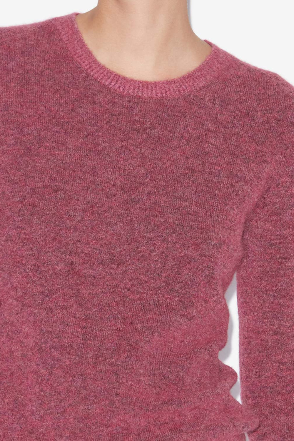 Obira fitted baby alpaca blend sweater - Pink - Woman - 3