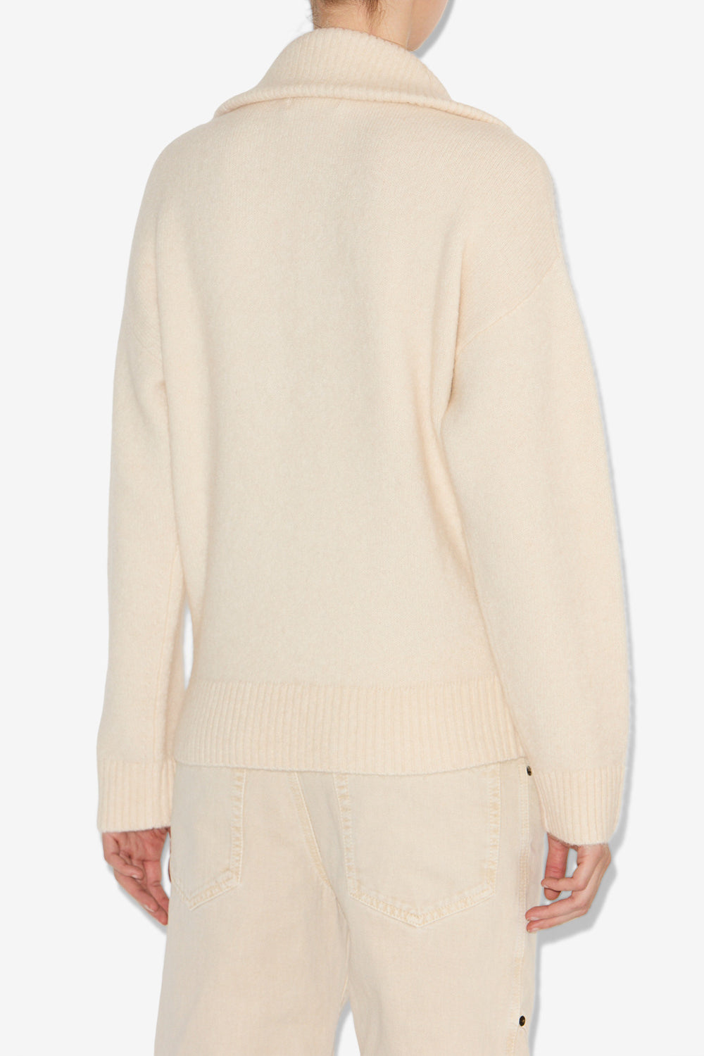 Phylia laced sweater - Ecru - Woman - 5