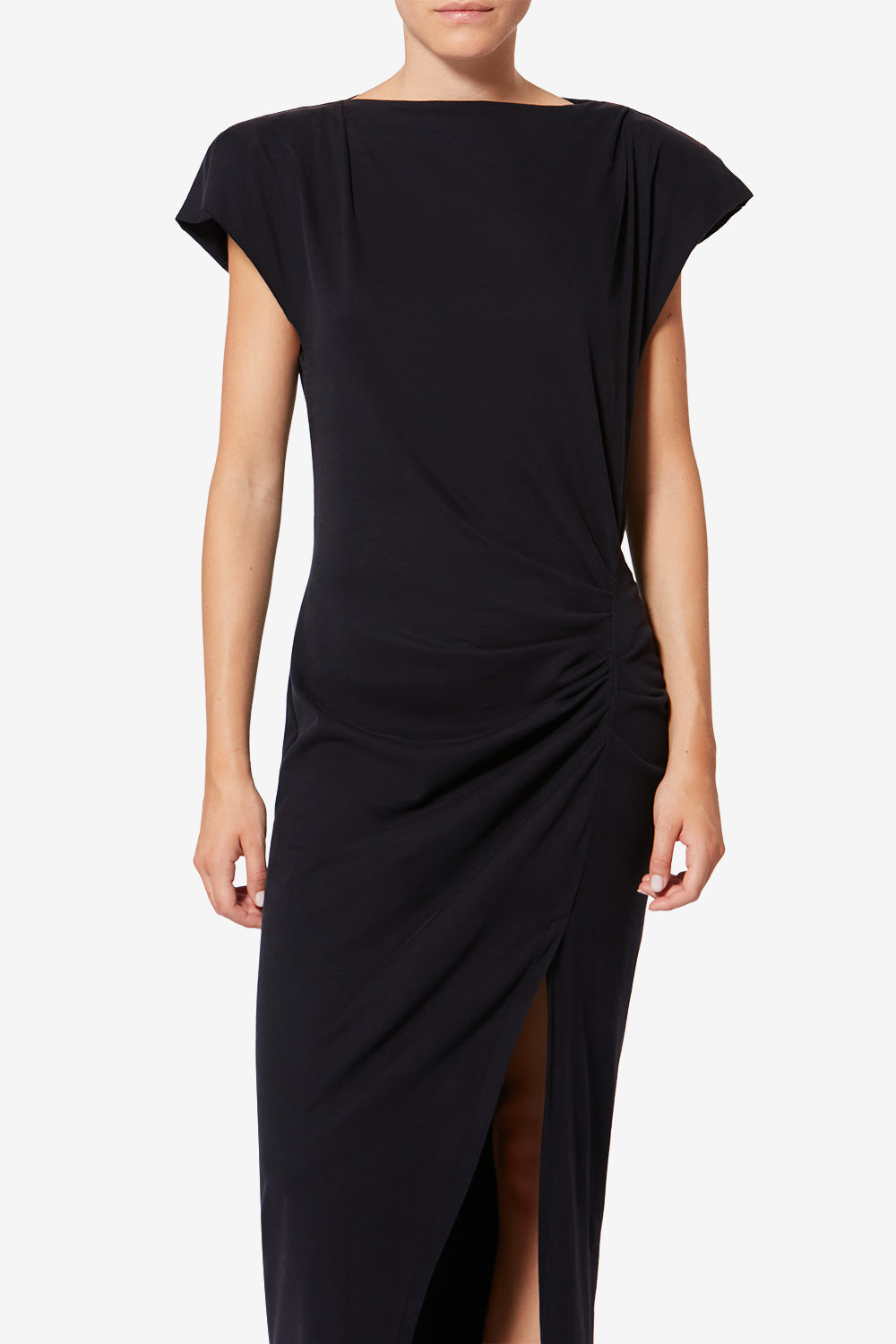 Robe en jersey de coton nadela - Noir - Woman - 4