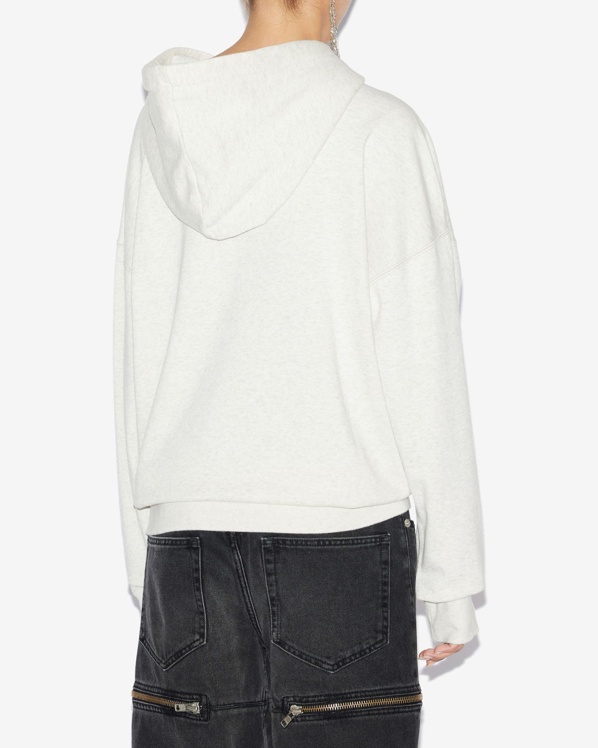 Mansel sweatshirt Woman Ecru 3