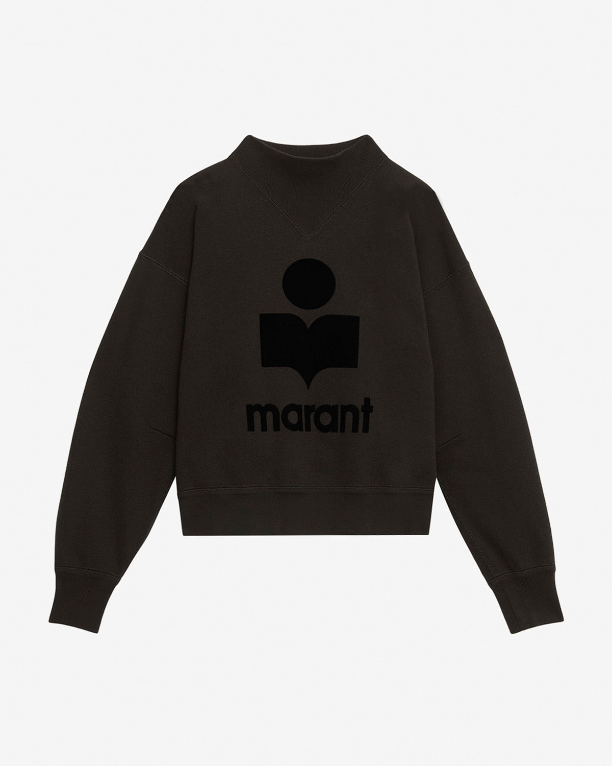 Sweatshirt moby Woman Schwarz gewaschen 1
