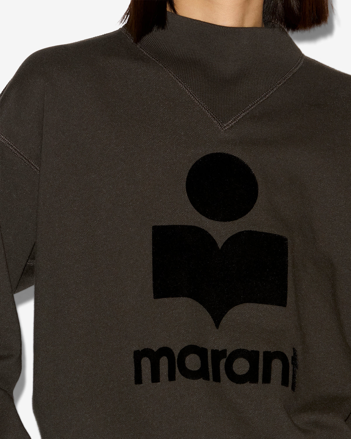 Sweatshirt moby Woman Schwarz gewaschen 2