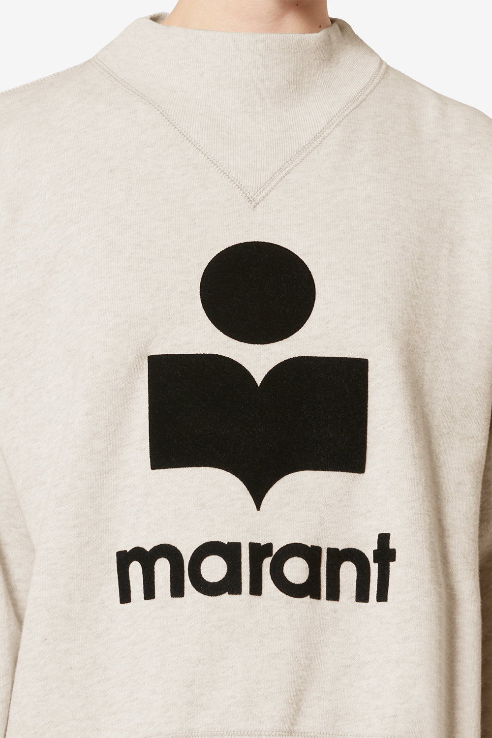 Sweatshirt en coton à logo mody - Écru - Woman - 3