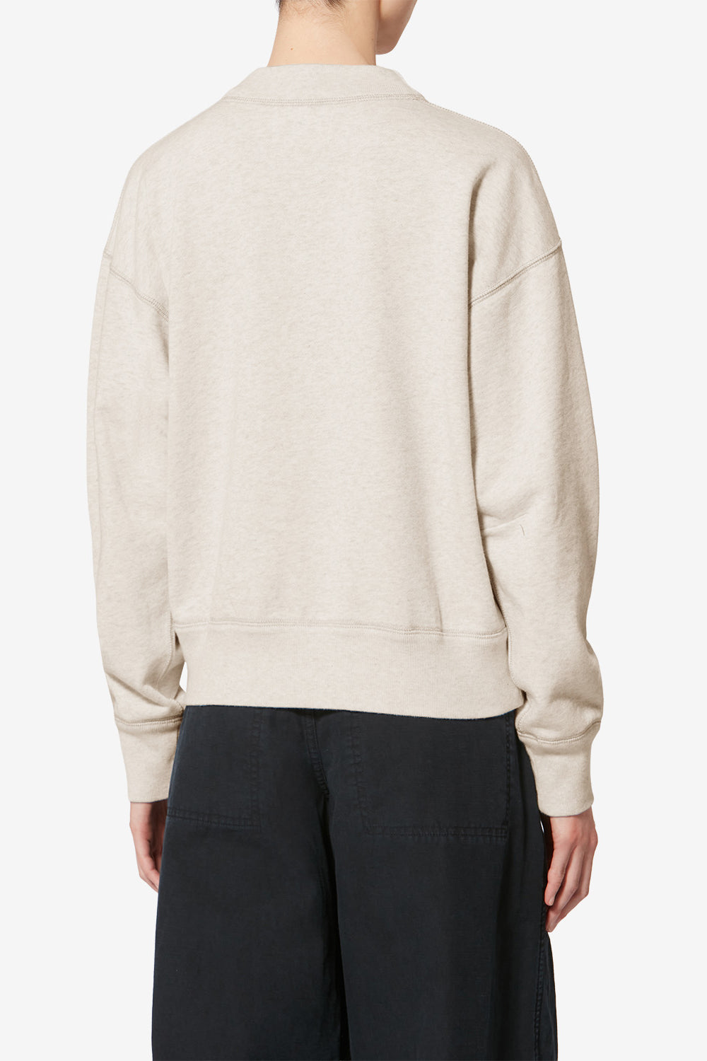 Felpa in cotone con logo mody - Ecru - Woman - 5