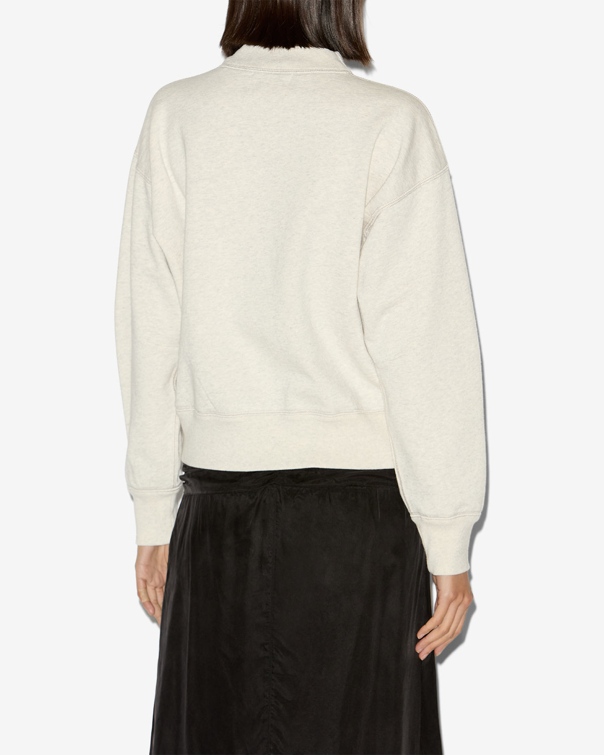 Moby sweatshirt Woman Ecru 4