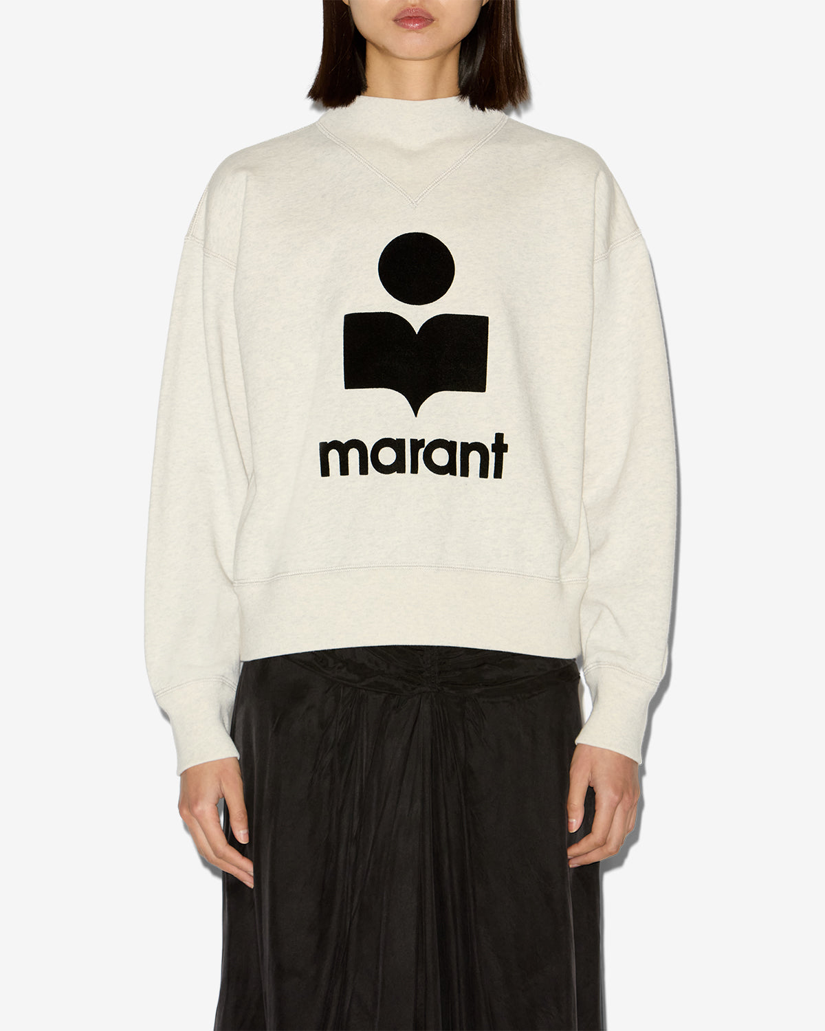 Moby sweatshirt Woman Ecru 6