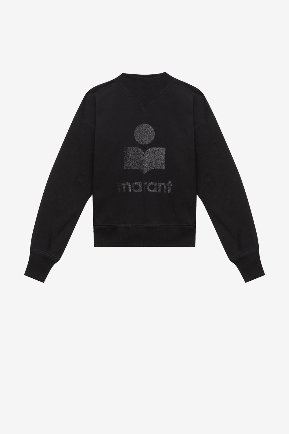 Sudadera con logo y cuello alto moby - Negro - Woman - 1