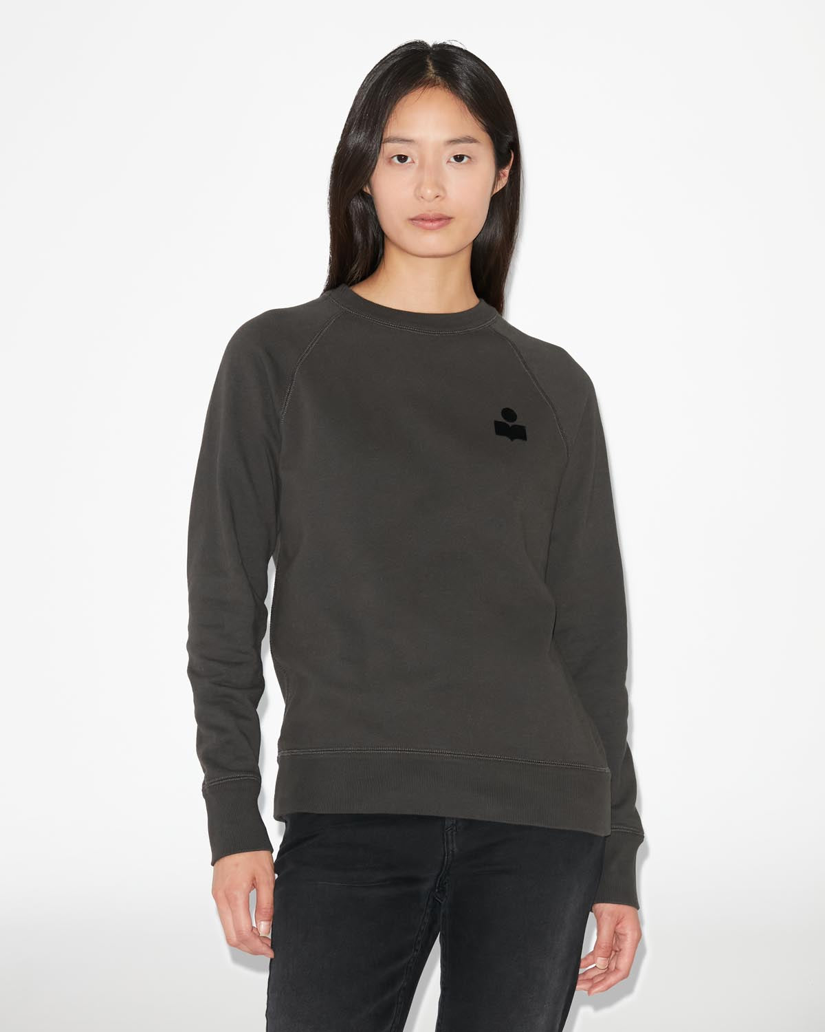 Sudadera milla Woman Negro lavado 5
