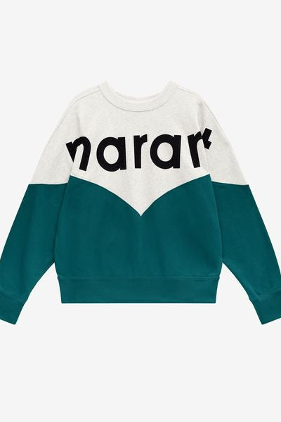 Zweifarbiges Sweatshirt Houston Mit „Marant“-Logo