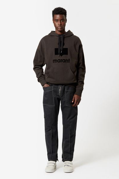 Miley logo hoodie sweatshirt - Black - Man - 4