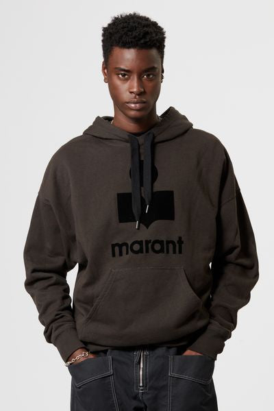 Miley logo hoodie sweatshirt - Black - Man - 8