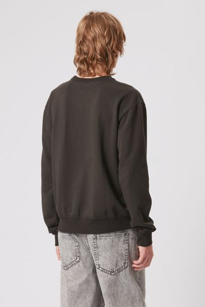 Mikoy jersey embroidered logo sweatshirt - Black - Man - 5