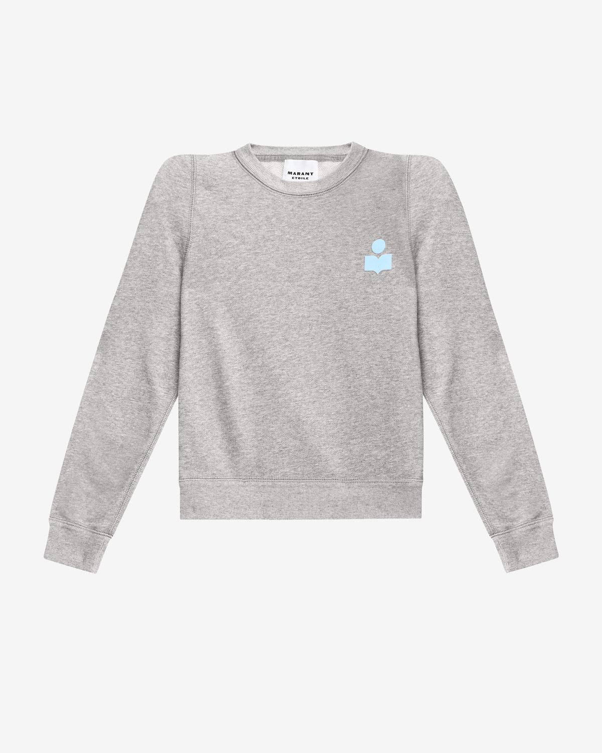 Prissa logo sweatshirt Woman Gray-ice blue 1